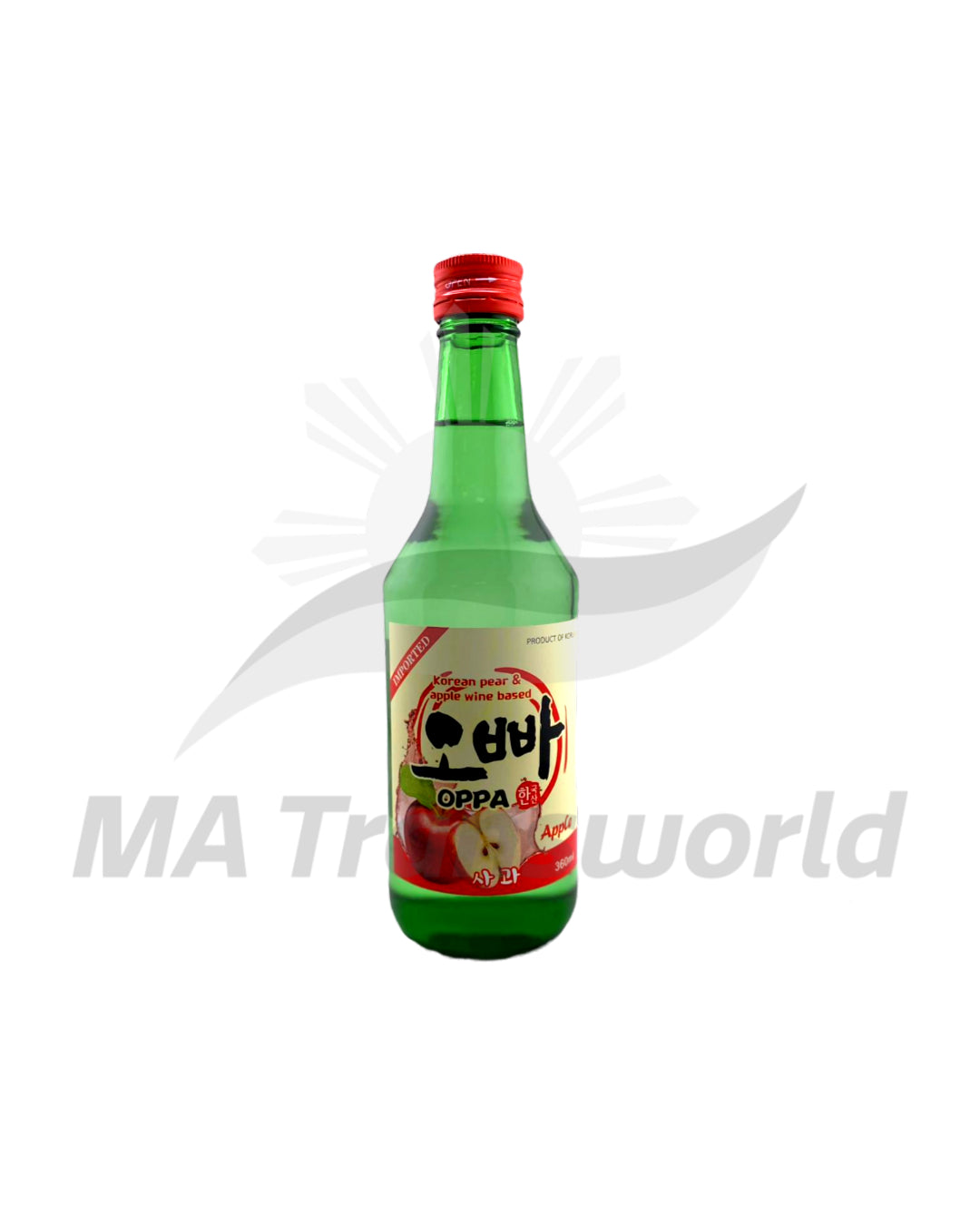 Oppa Getränk Soju 12% vol Apfel 360ml