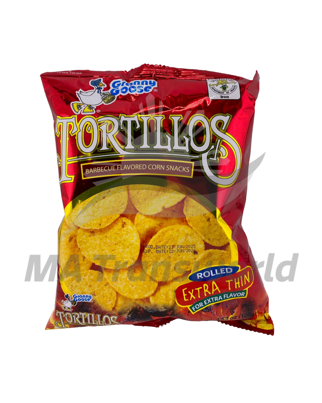 GRANNY GOOSE TORTILLOS CHEESE 100G