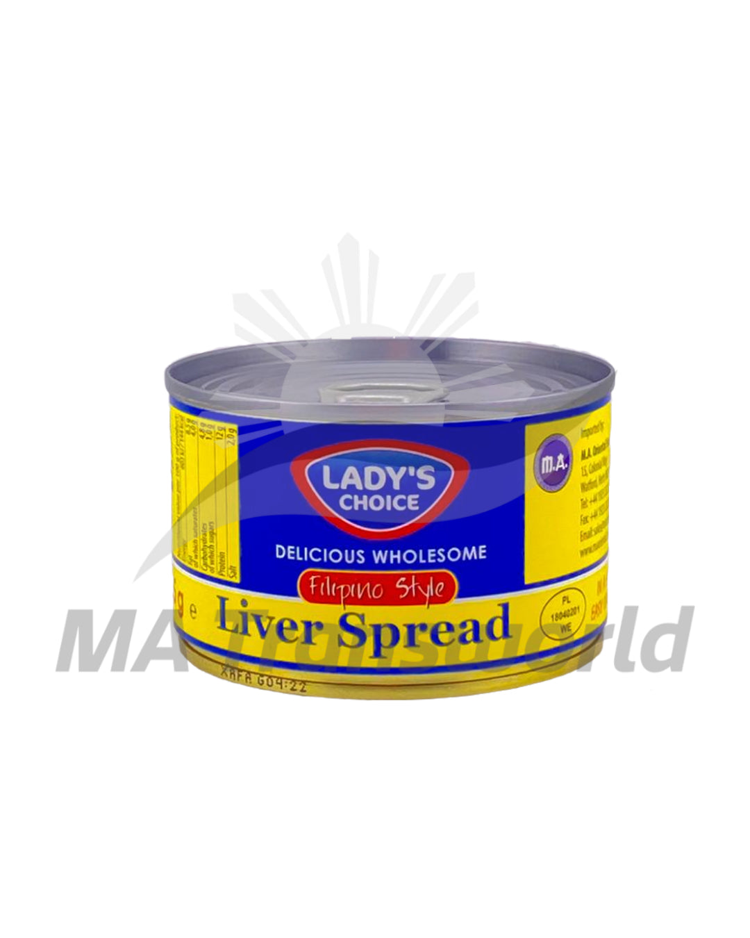 Ladys Choice Liver Spread Beef Filipino Style 165g