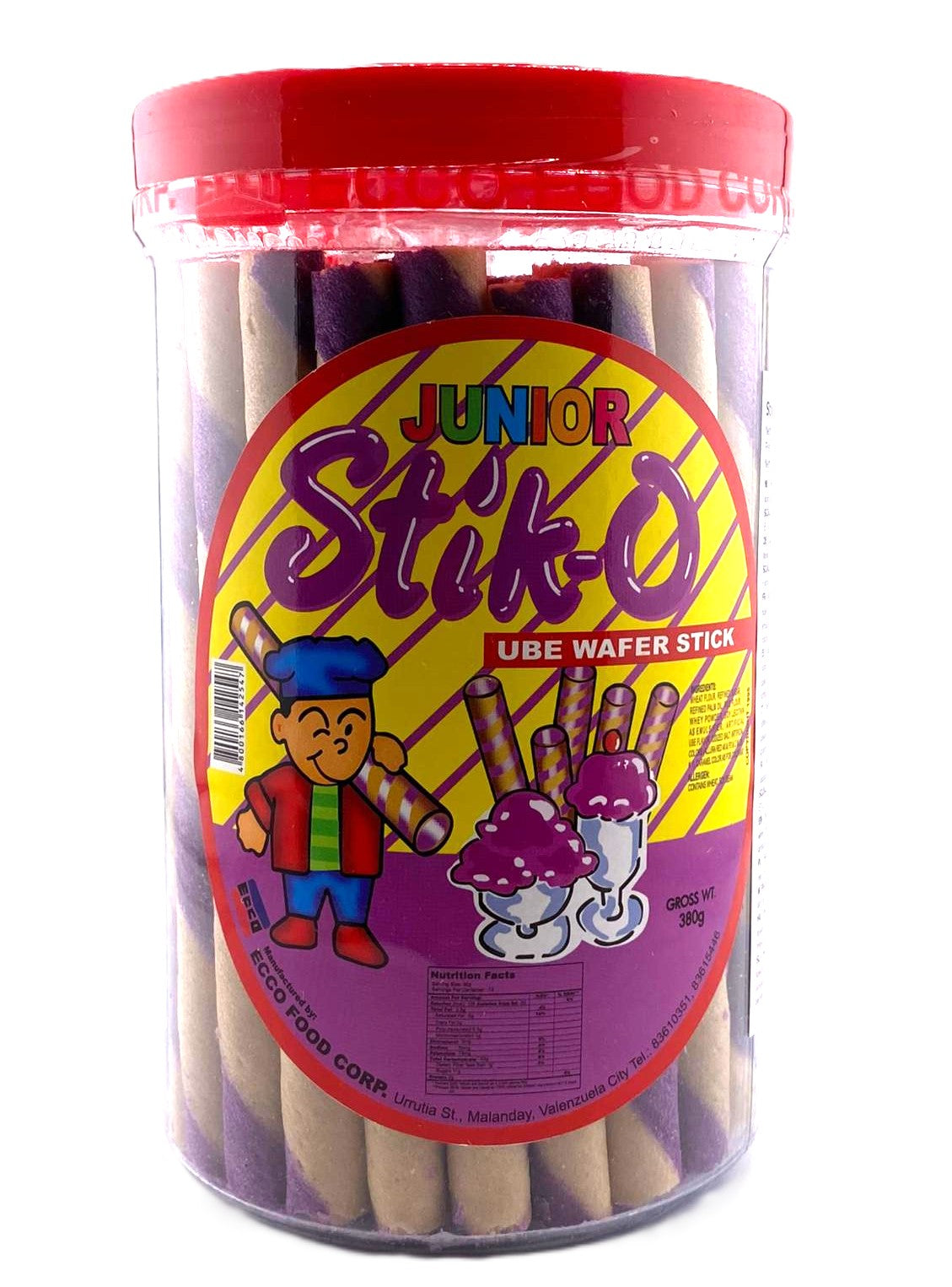 STIK-O UBE WAFER STICK 380g