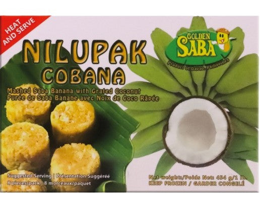 Golden Saba Nilupak Cobana Banana Puree with Coconut 454g