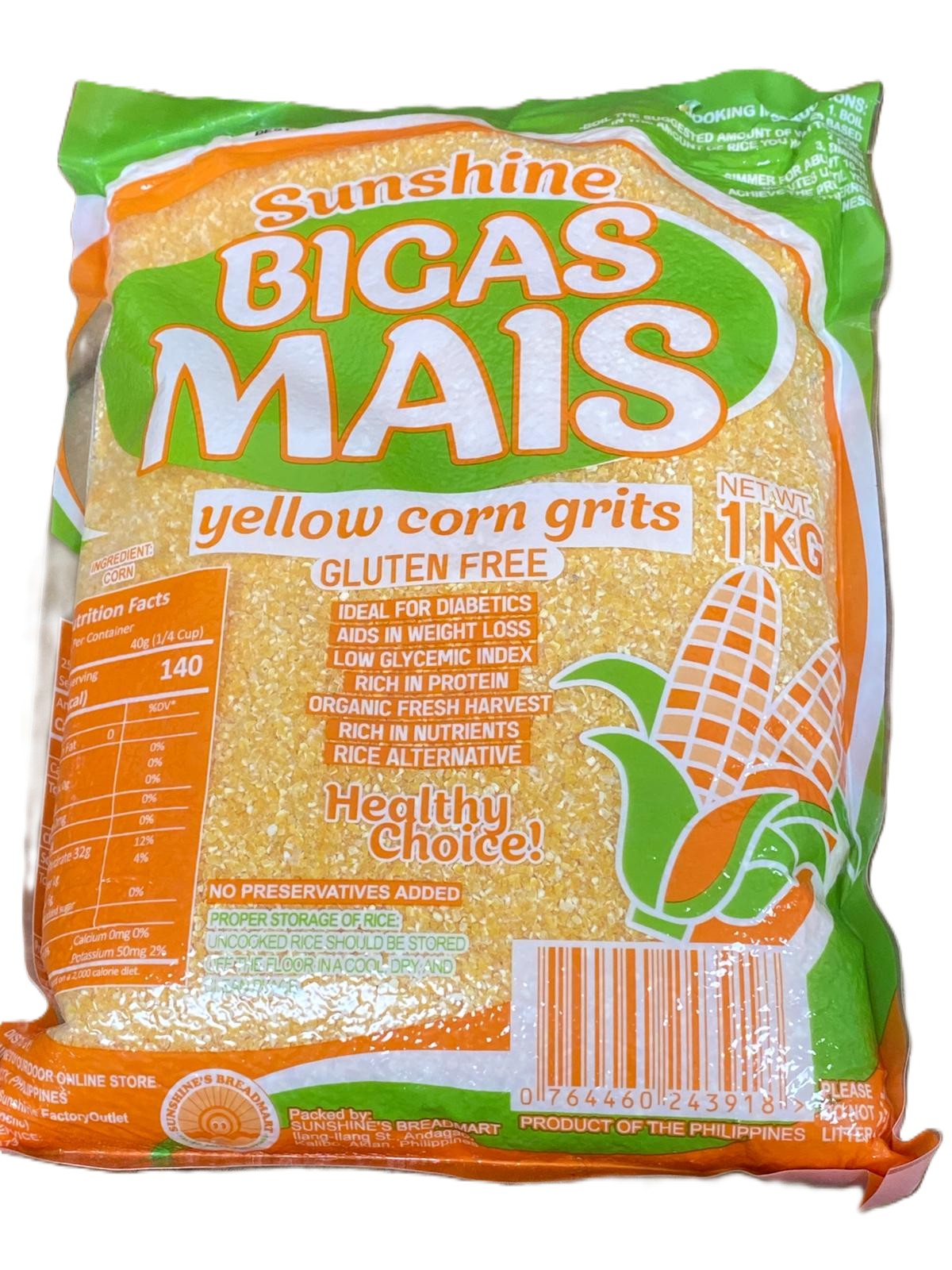 SUNSHINE BIGAS MAIS YELLOW 1KG
