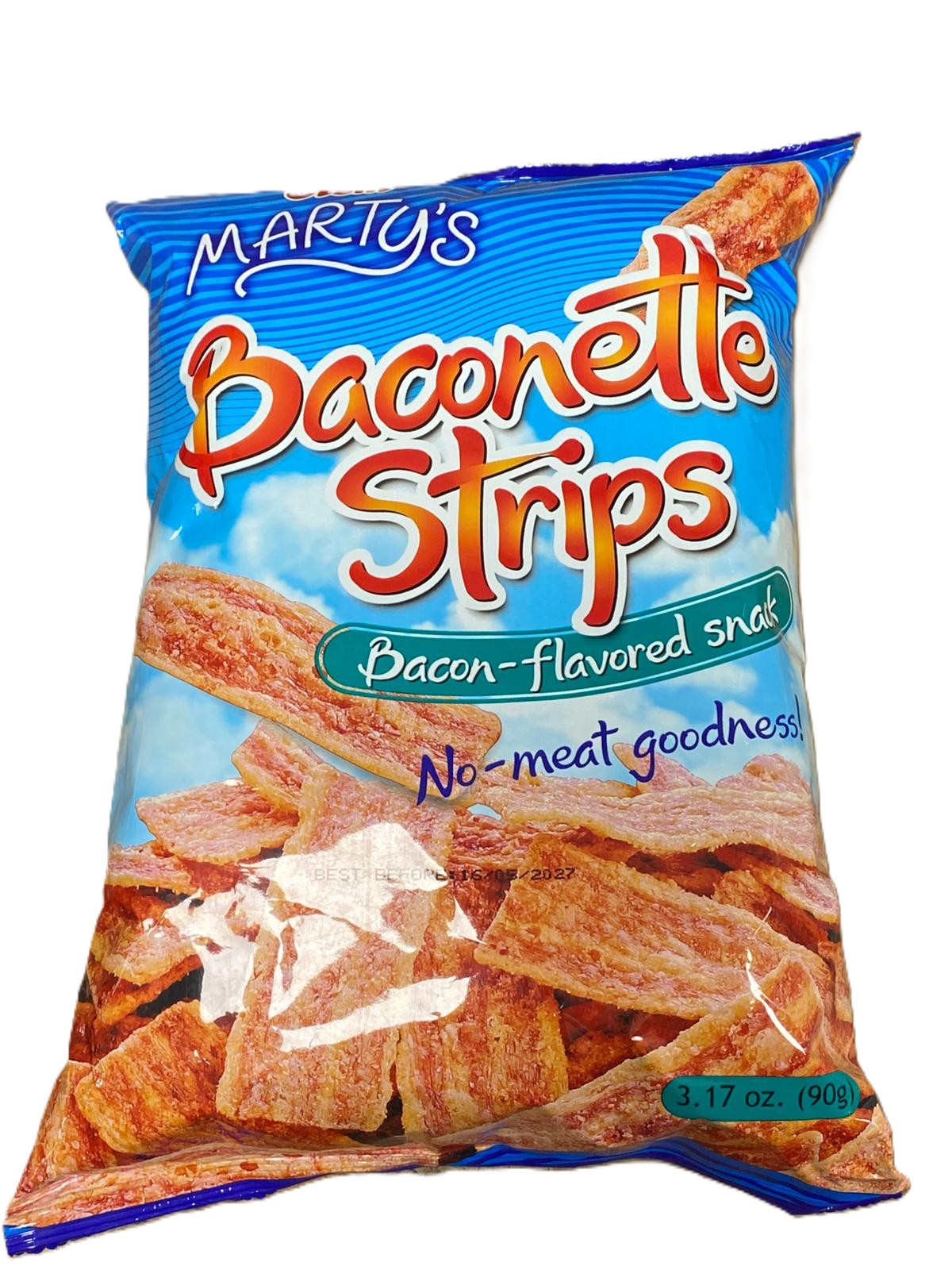 Oishi Marty's Baconette Strips Bacon Flavored 90g