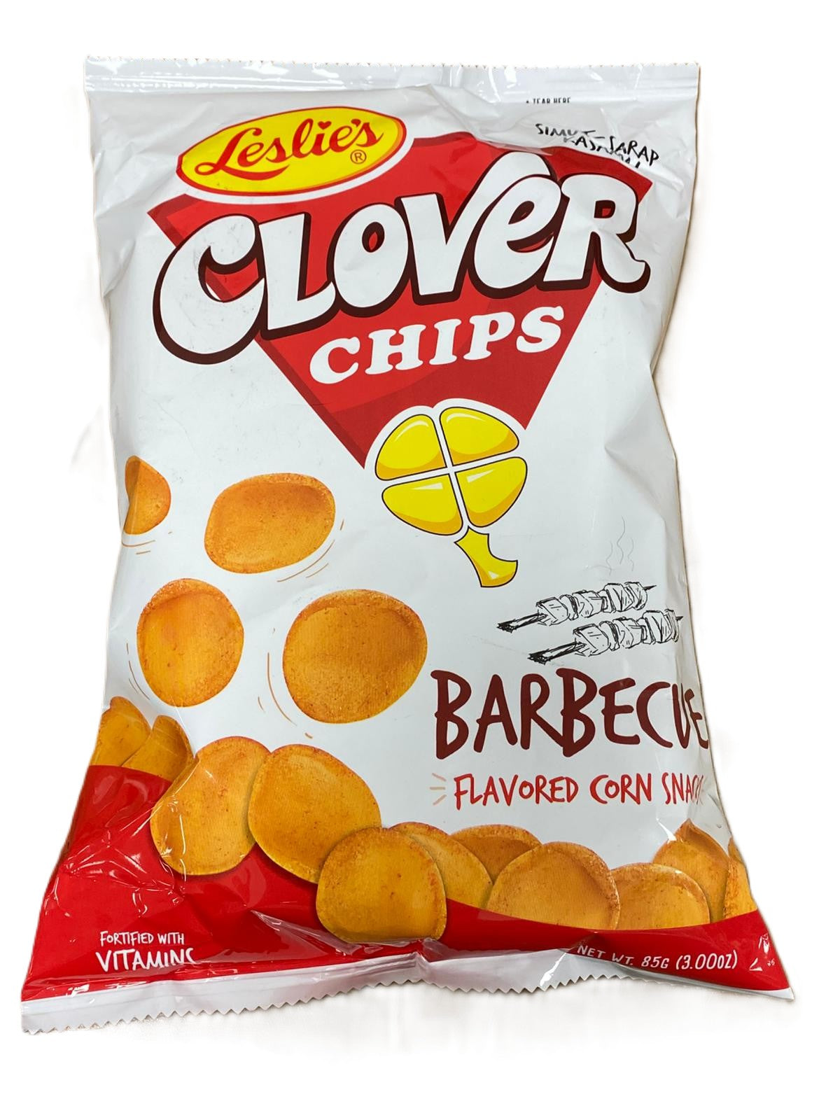 Leslie´s Clover Chips Barbeque 85g