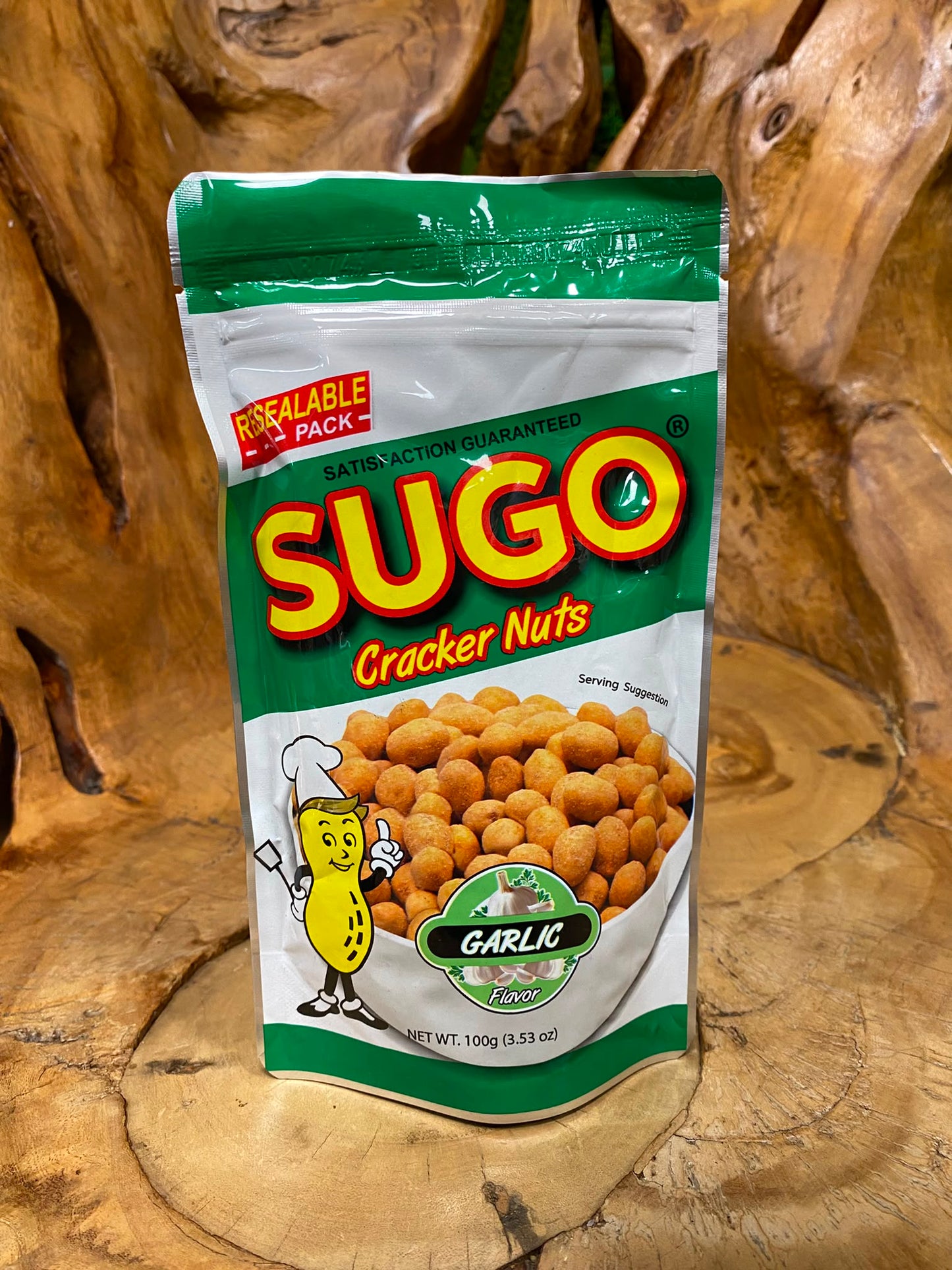 Sugo Cracker Nuts - Garlic Flavor 100g