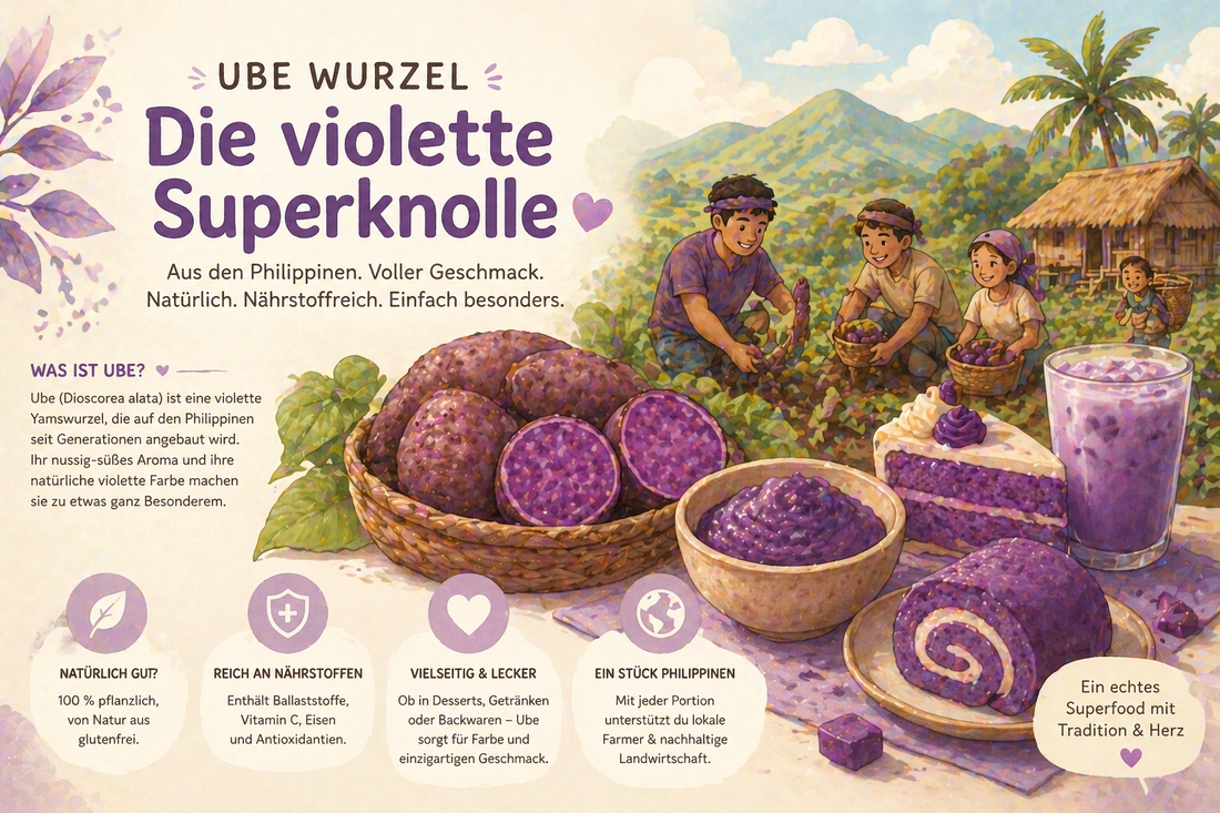 Ube – Die violette Wurzel aus den Philippinen 💜