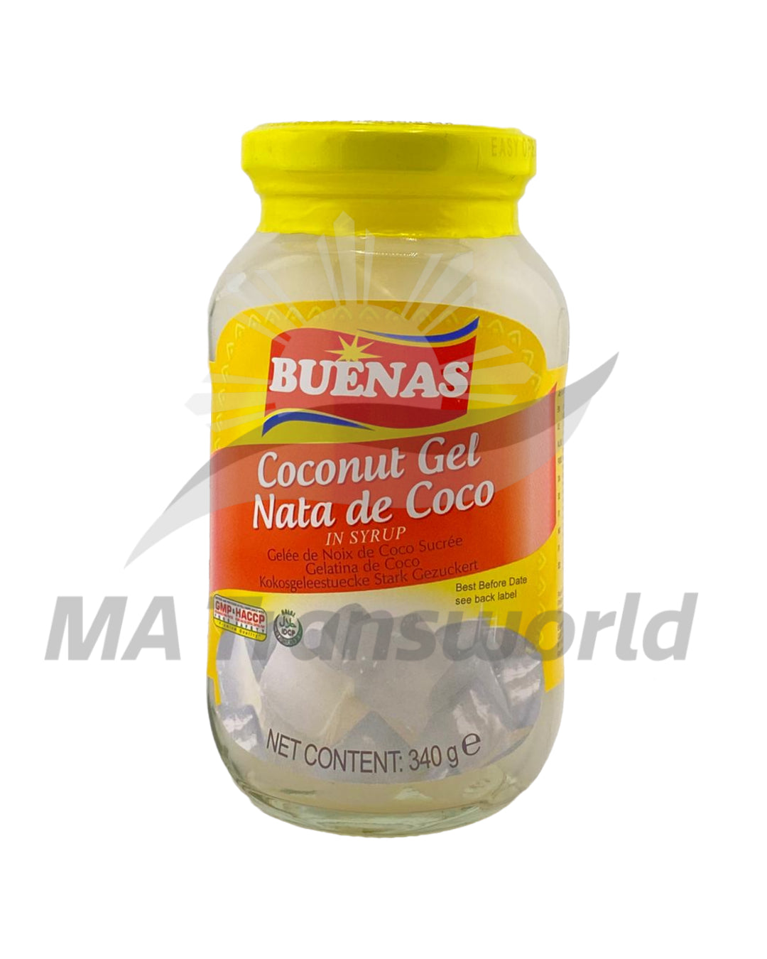Buenas Coconut Gel White Nata De Coco 340g