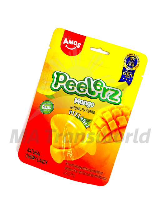 Amos Peelerz Gummy Candy Mango 65g