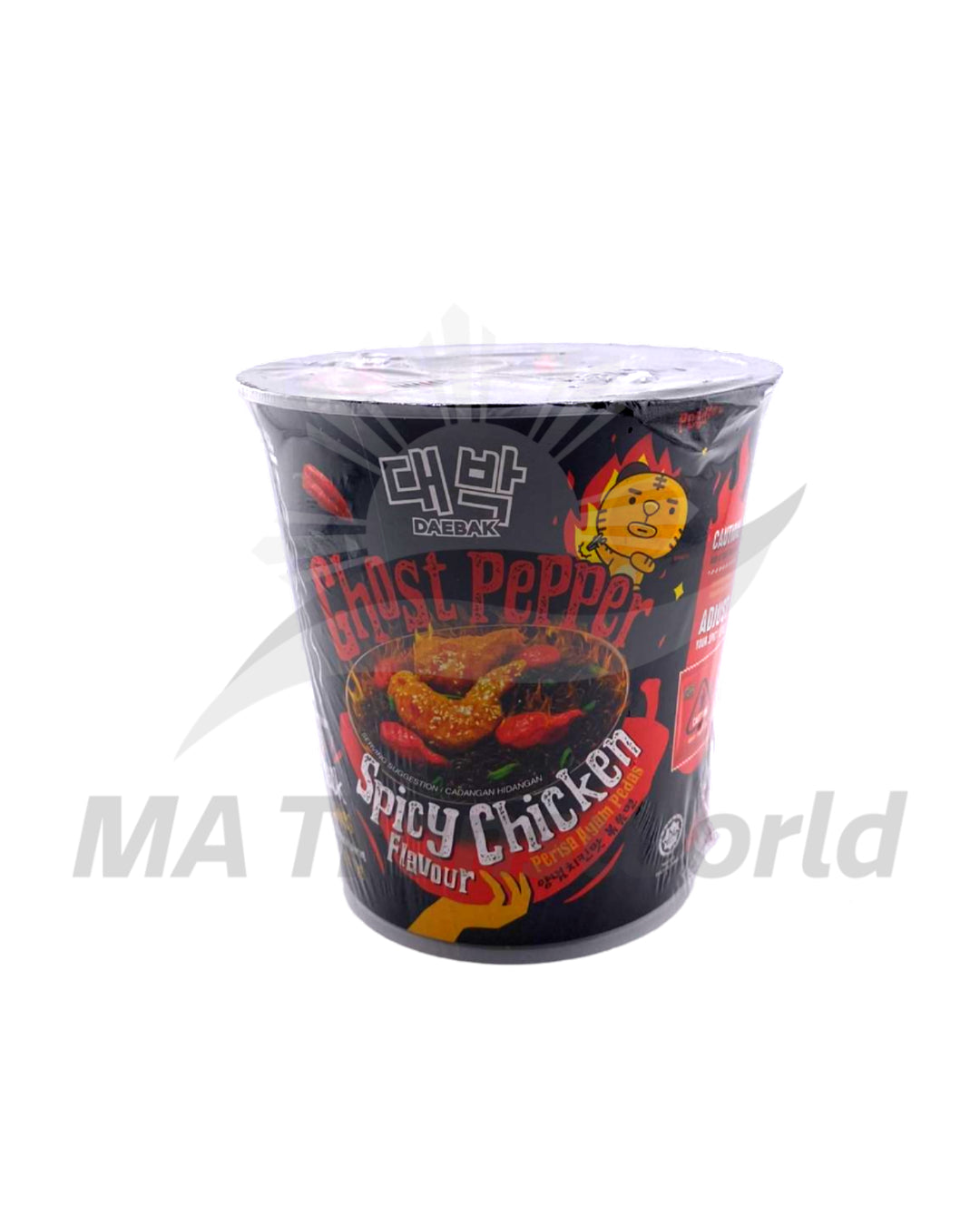 Daebak Ghost Pepper Black Noodles – Spicy Chicken 79g