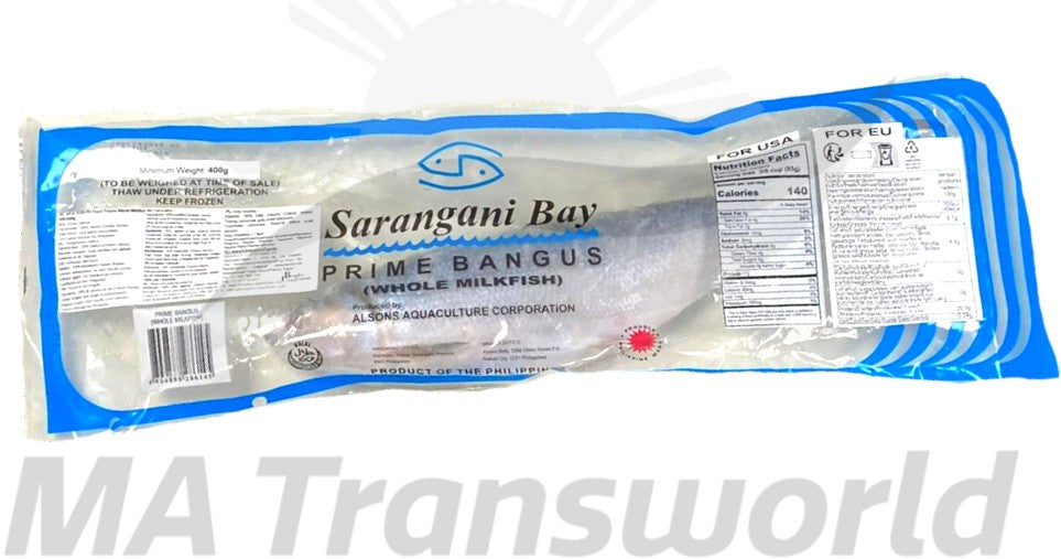 Sarangani Fresh Frozen Whole Milkfish 400-500g