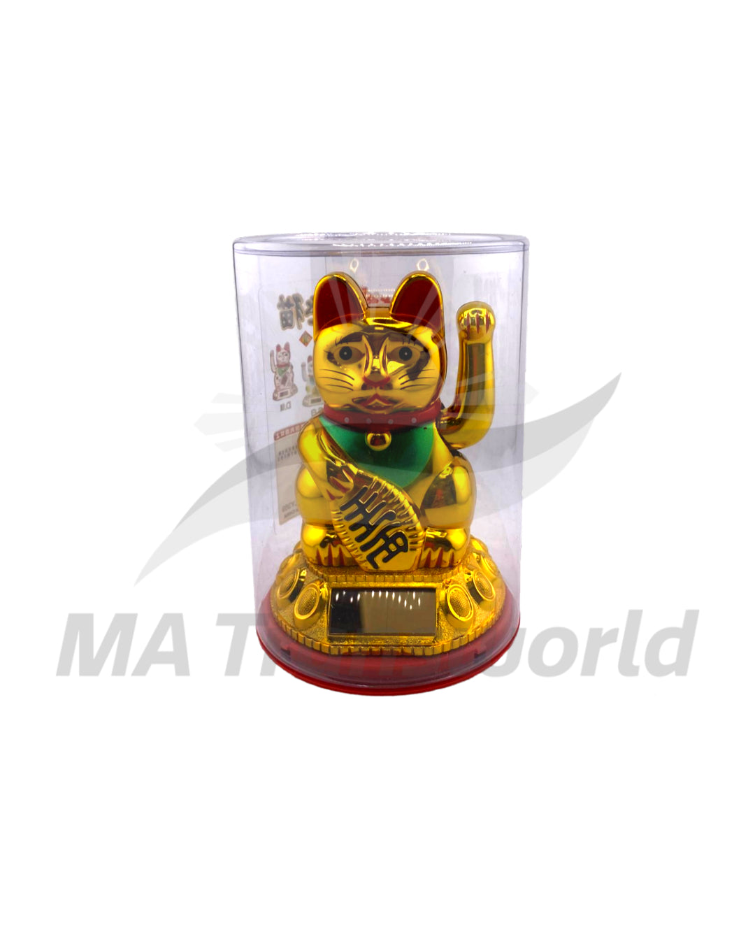Lucky Cat Gold - Solar 12cm