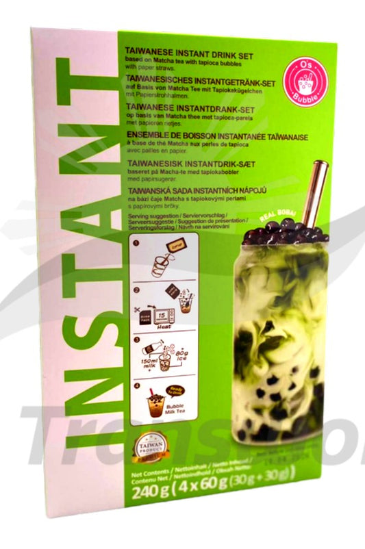 O's bubble Instant Boba Matcha 240g