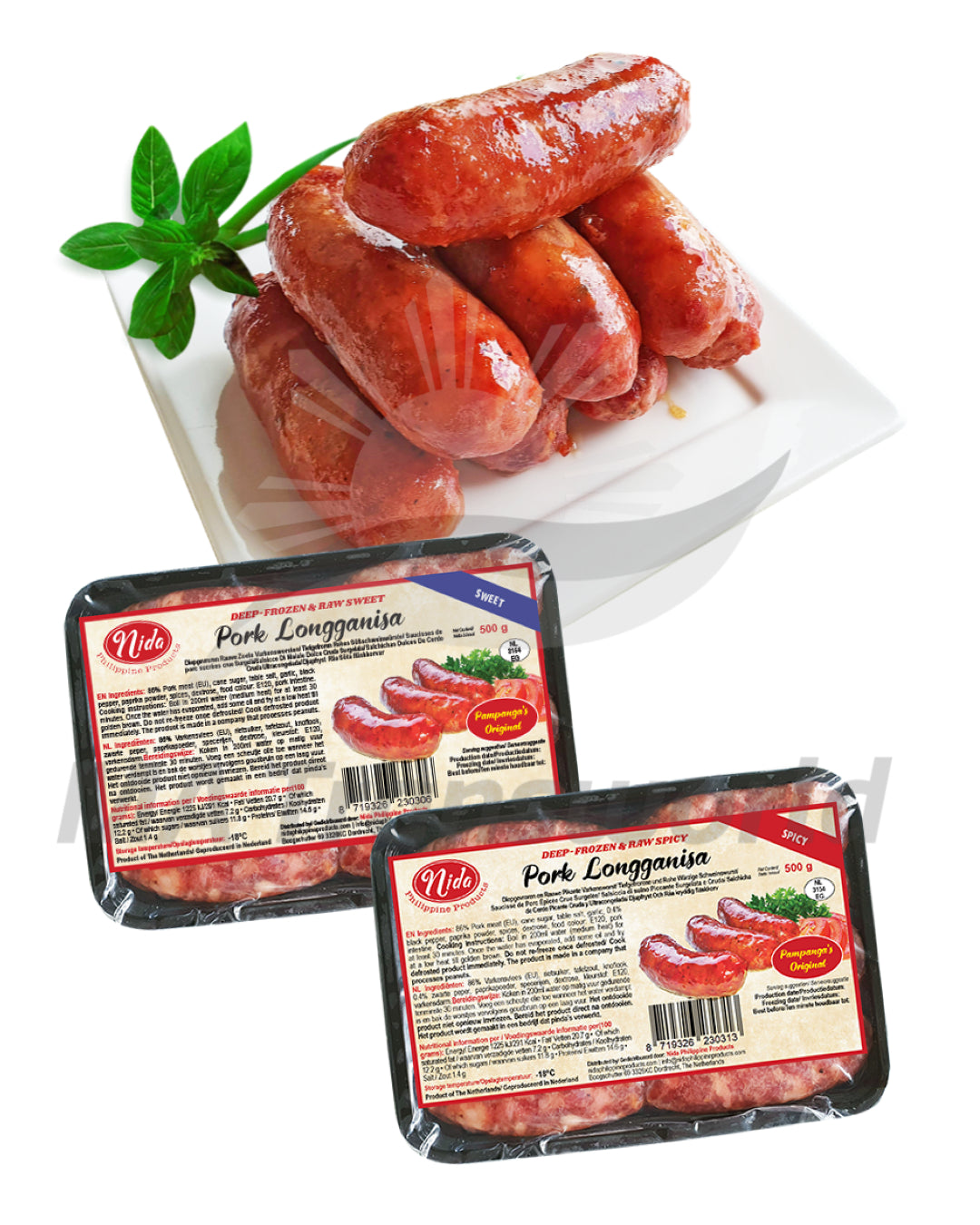 Nida - Longganisa Pork Spicy 500g