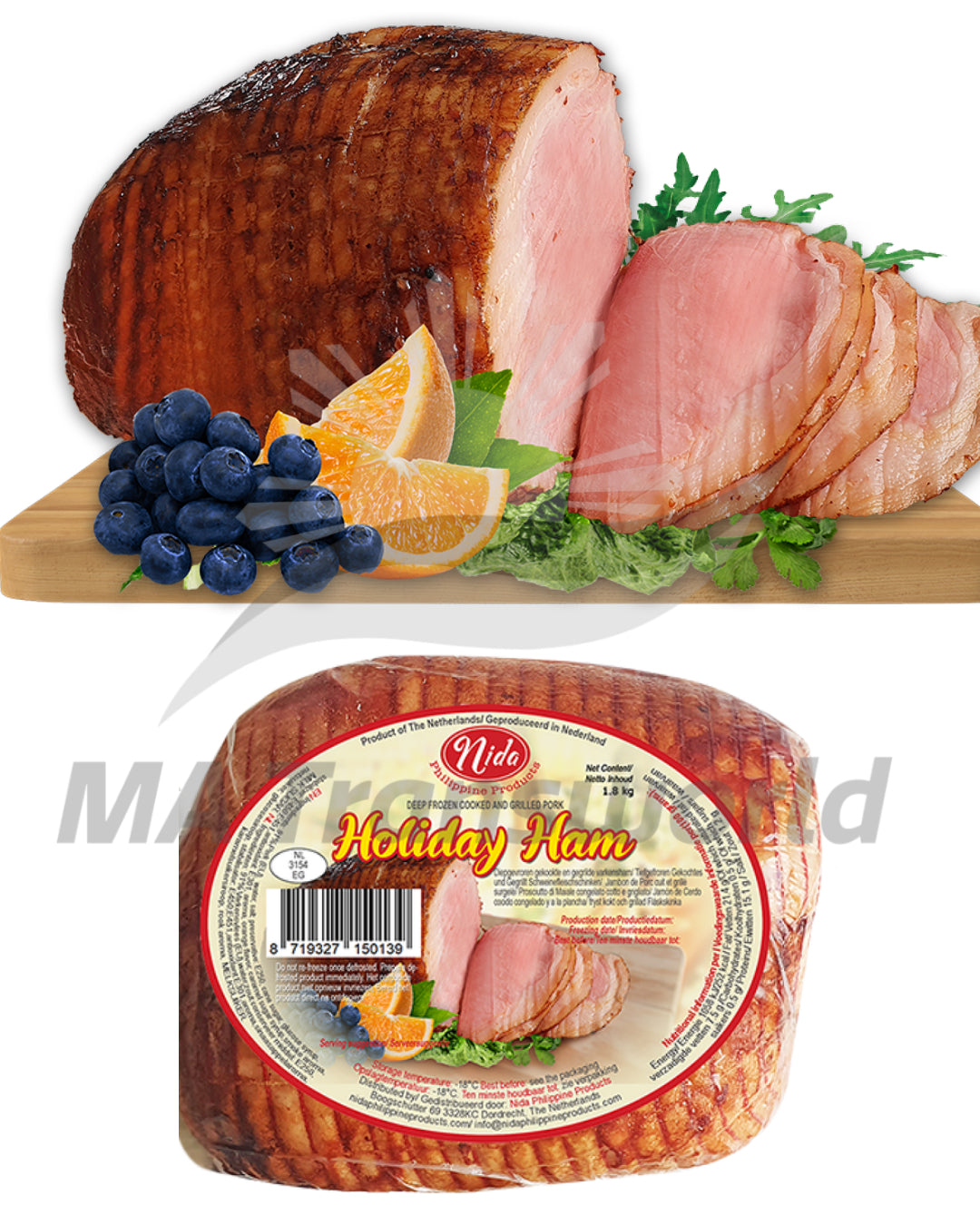 Nida Holiday Ham 2kg