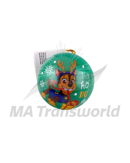 Paw Patrol Metal Christmas Ball with Candy 5g