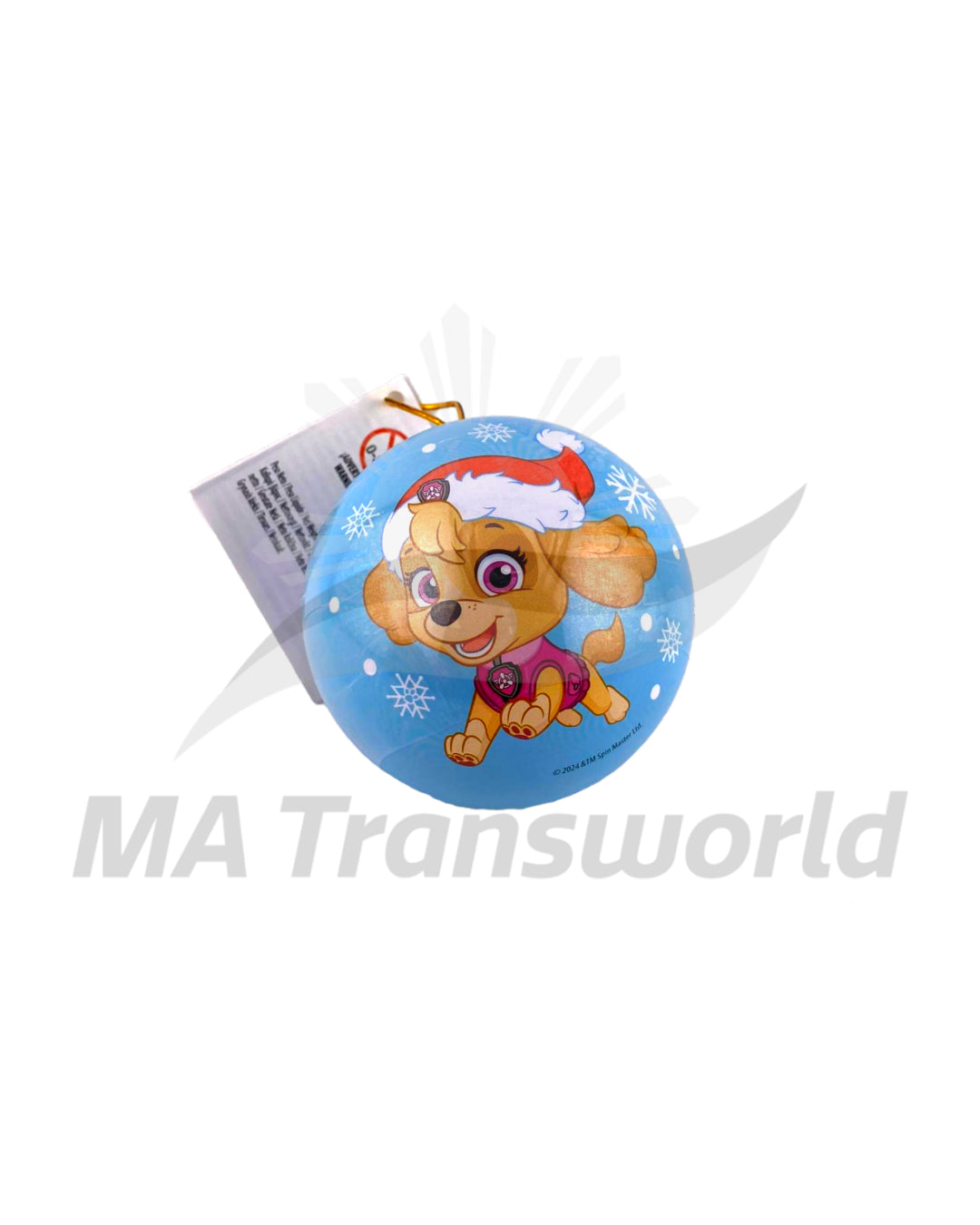 Paw Patrol Metal Christmas Ball with Candy 5g