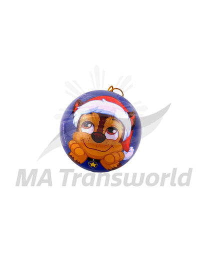 Paw Patrol Metal Christmas Ball with Candy 5g