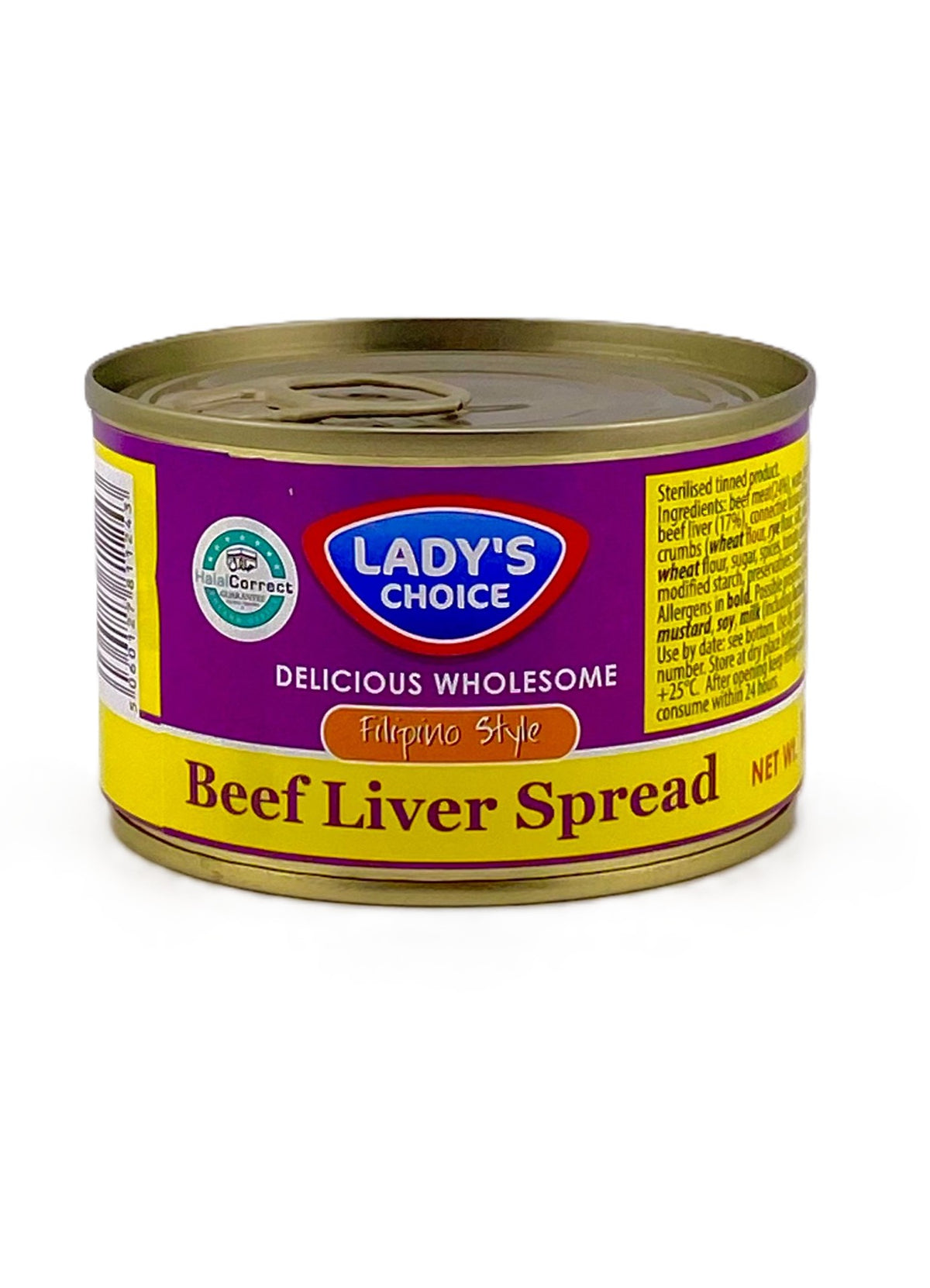 Ladys Choice Liver Spread Pork&Beef 165g