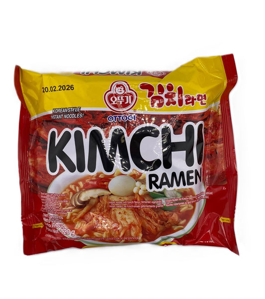 Ottogi Kimchi Ramen 120g Instant Noodles