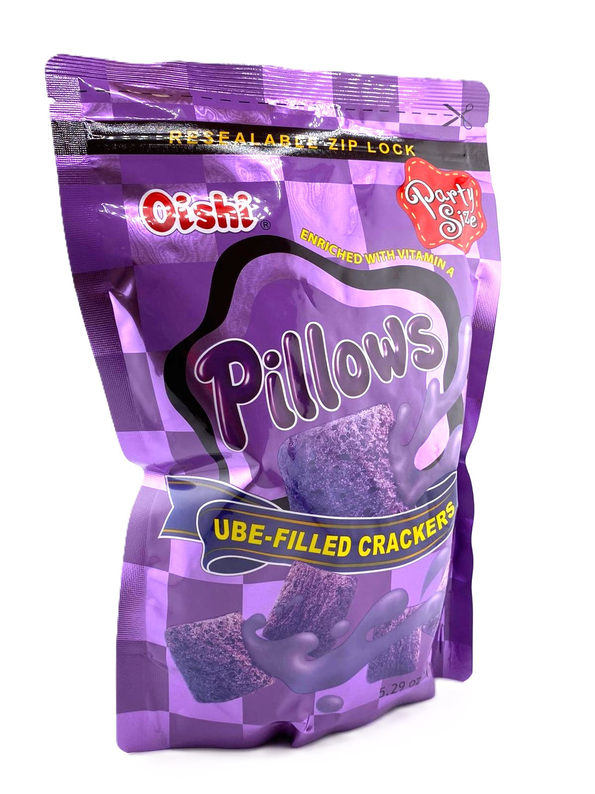 OISHI PILLOWS UBE CRACKER 150G