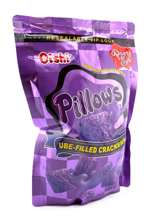 OISHI PILLOWS UBE CRACKER 150G