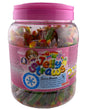 ABC Fruit Jelly Straws in Jar 1000g
