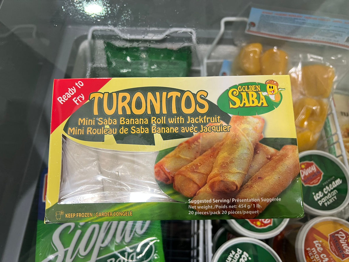 Golden Saba Turonitos Mini Spring Rolls Banana Jackfruit 454g