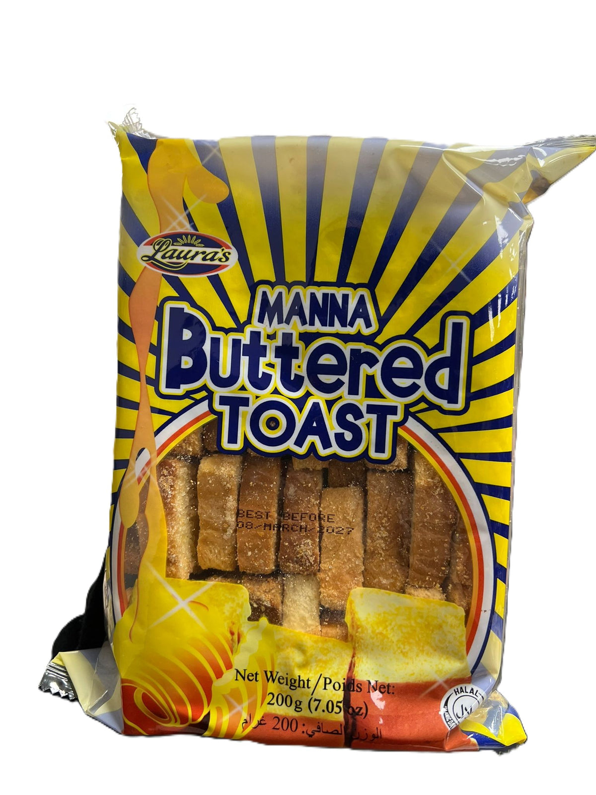 Laura's manna buttered toast 200g