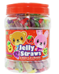 ABC Animal Friends Jelly Straw in Jar - Different Flavors 800g