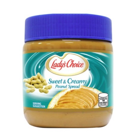 LADY'S CHOICE PEANUT BUTTER SWEET 340G