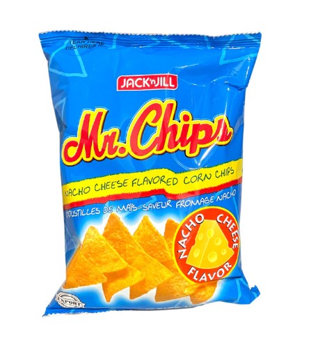 JACK & JILL MR. CHIPS NACHO CHEESE 100G