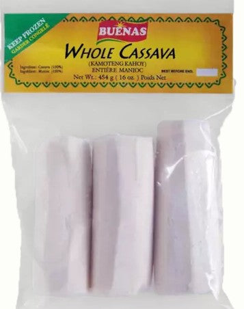 Buenas Whole Peeled Cassava 454g