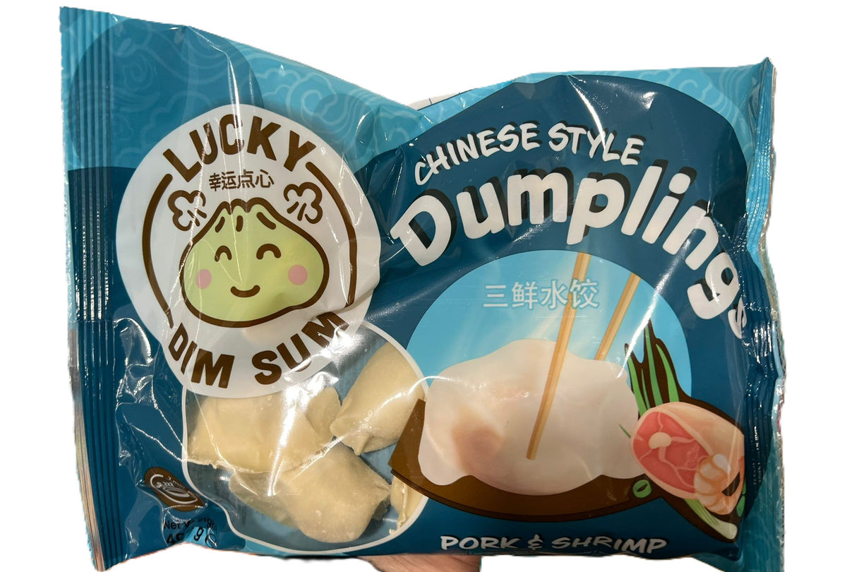 Lucky Dim Sum Dumplings Pork Chives 400g