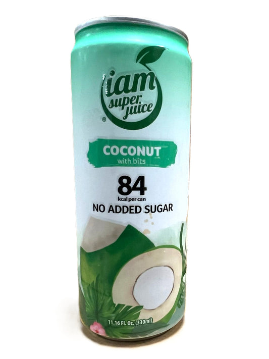 Iam Superjuice Coconut Water with bits 330ml
