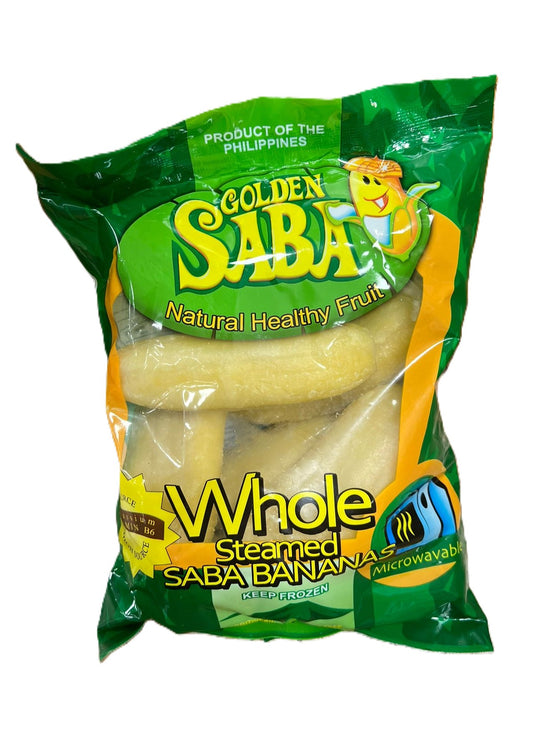 Golden Saba Banana steamed whole 454g