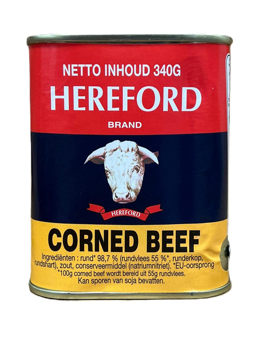 HEREFORD corned beef 340g