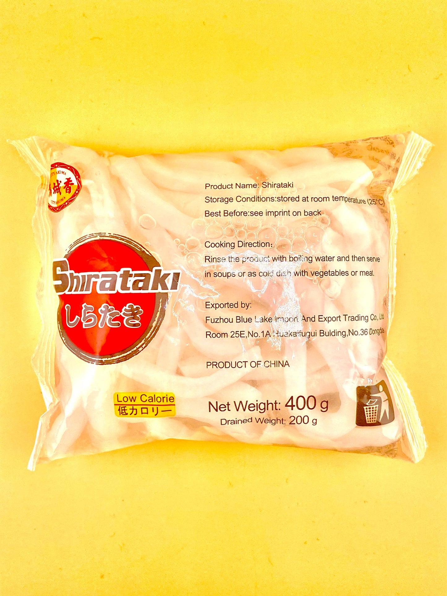 City Aroma Shirataki Udon Noodles 400g
