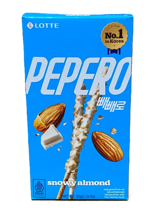 LOTTE Pepero - Snowy Almond Sticks (Halal) 32g