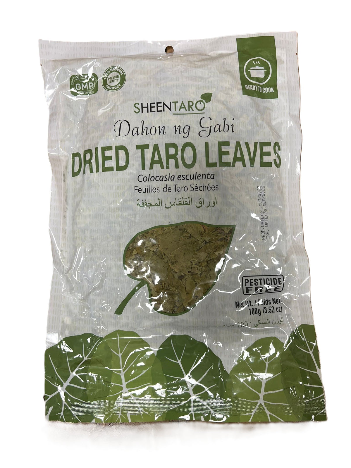 SHEENTARO DRIED TARO LEAVES 100GR