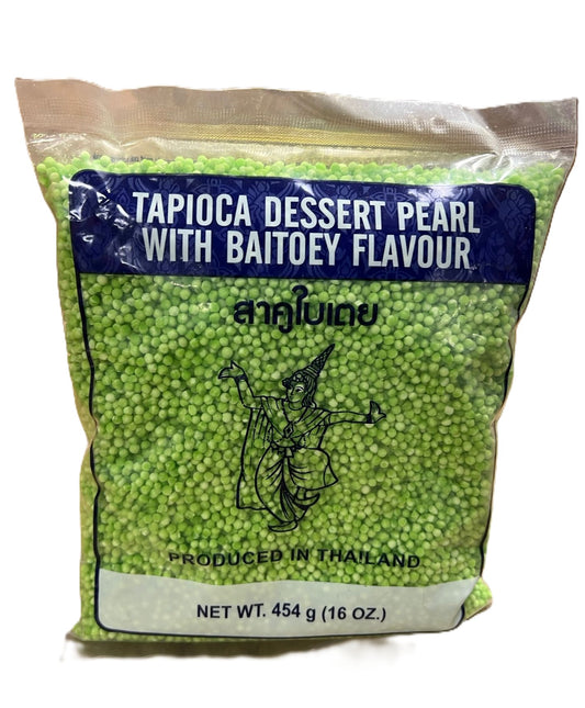 Tapioca Dessert Pearl with Baitoey Flavor 454g