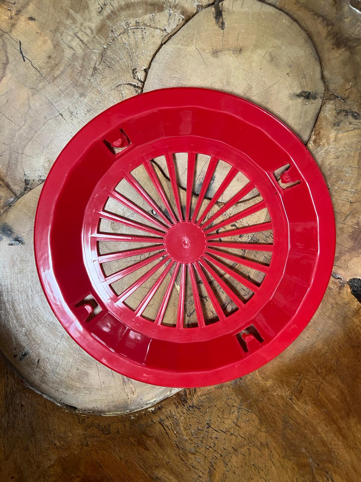Paper Plate Holder with Snap Grooves