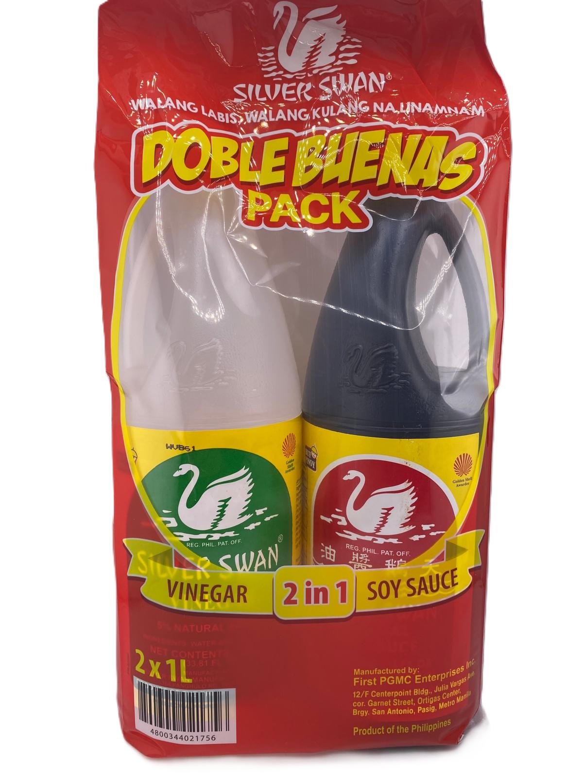 Silver Swan Value Pack Soy Sauce and Vinegar 2x1l