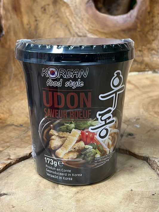 Korean Food Style Udon Noodles Beef 173g