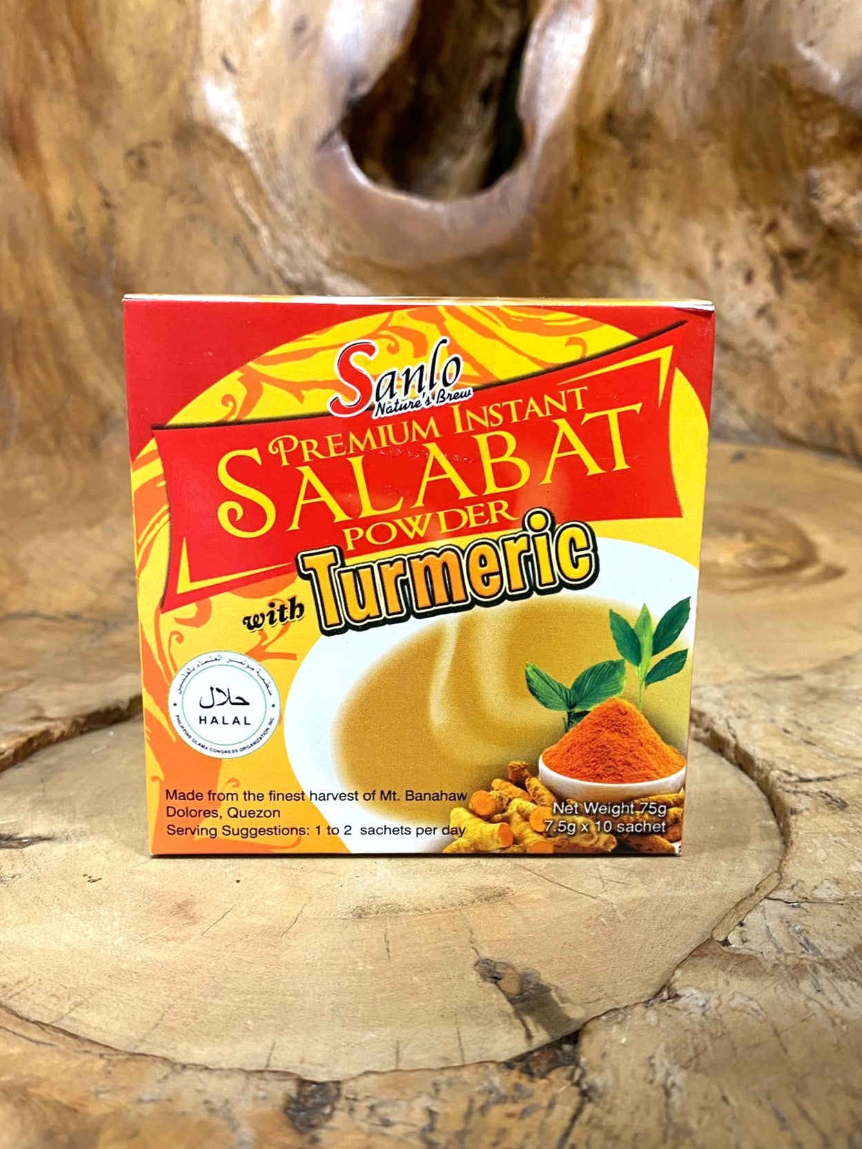 Sanlo Instant Ginger/Salabat Tea w/Turmeric 15x7.5g