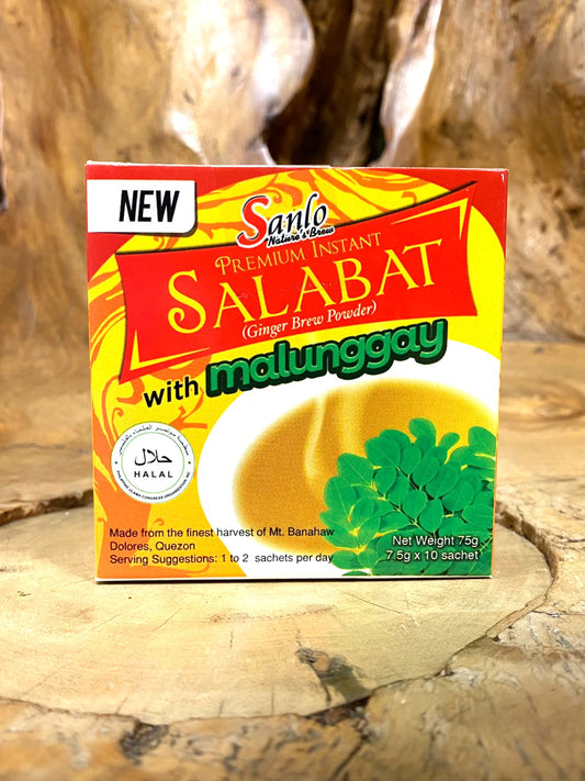 Sanlo Instant Ginger/Salabat Tea w/Malungay 15x7.5g
