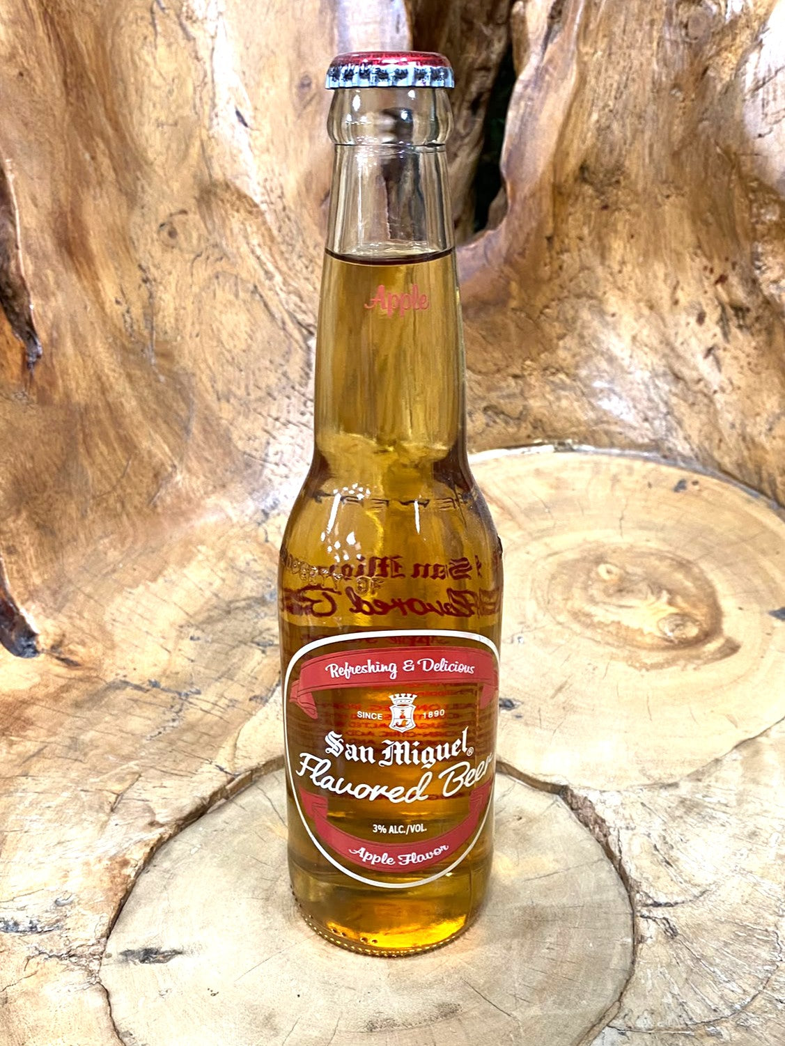 San Miguel Beer Flavored Apple Bottle 330ml