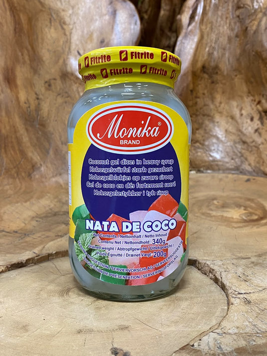 Monika Nata de Coco White in Heavy Sirup 340g