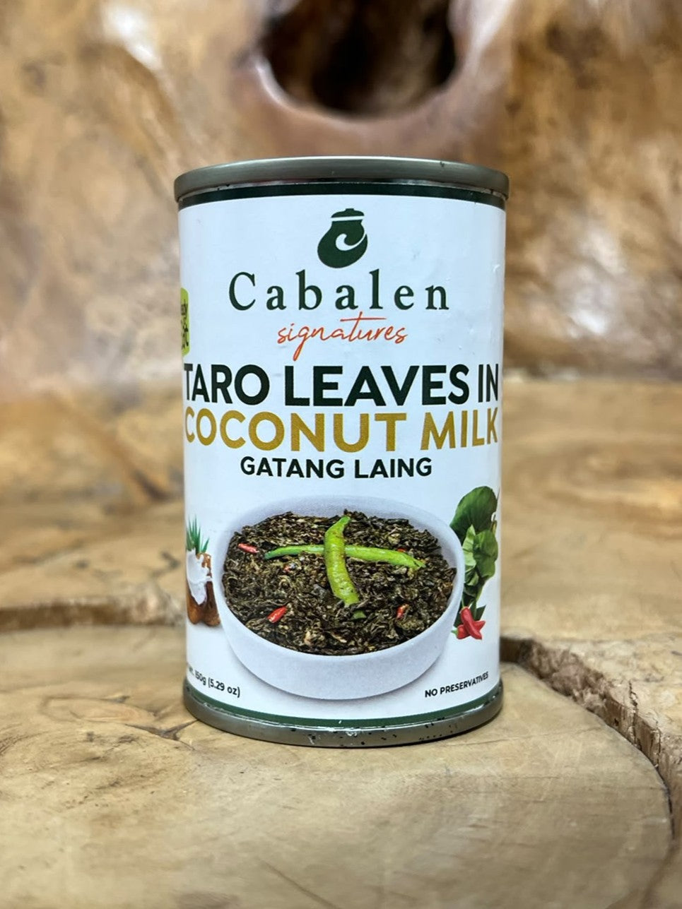 CABALEN GATANG LAING - Taro Leaves in Coconut Milk -150G
