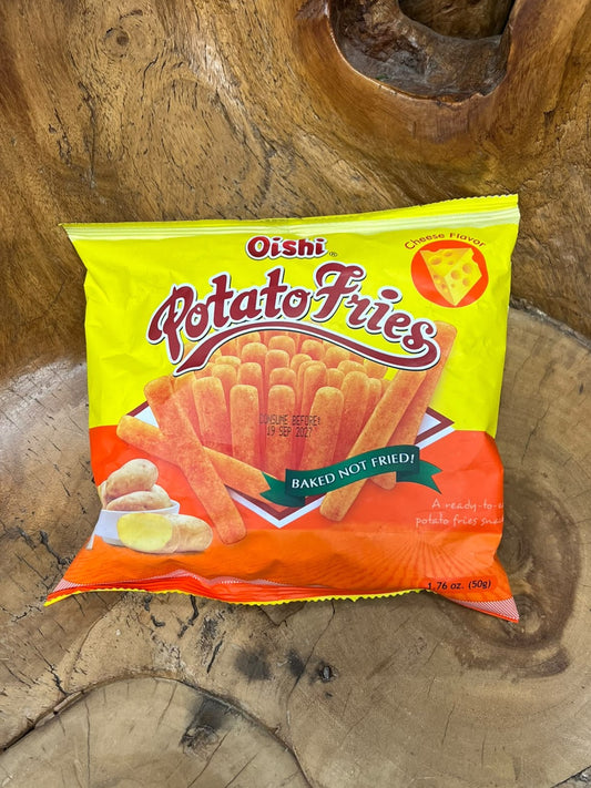OISHI POTATO FRIES CHEESE 50G