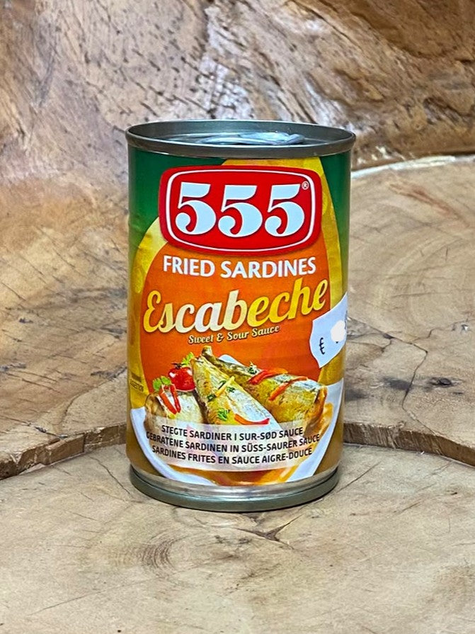 555 Sardines Fried Escabeche 155g